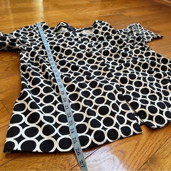 Ecology Women Sz 1X Cotton buttoned front lightweight jacket geo print Blazer - Picture 13 of 13